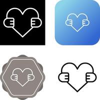 Hand Holding Heart Vector Icon