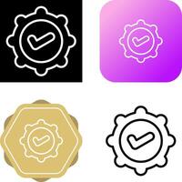 Badge Check Vector Icon