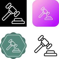 Gavel Vector Icon