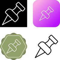 Thumbtack Vector Icon