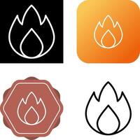 Flame Vector Icon