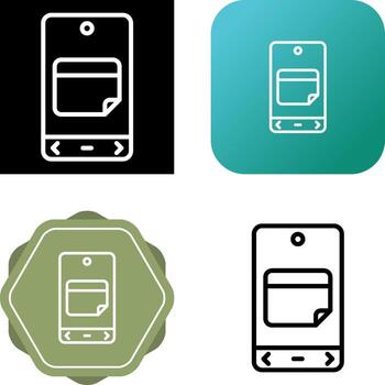 icono de vector de notas