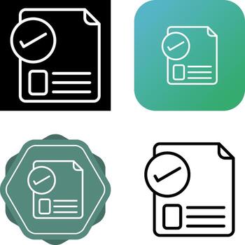 Document Vector Icon