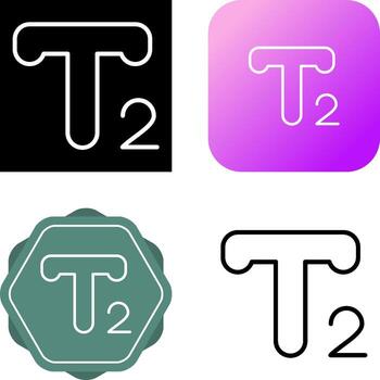 Subscript Vector Icon