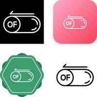 Of Button Vector Icon