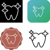 icono de vector de dientes