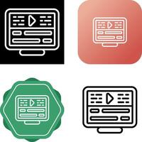 Video Editing Vector Icon