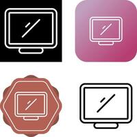 Desktop Computer Vector Icon