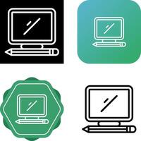 Desktop Computer Vector Icon