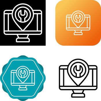 Computer Vector Icon