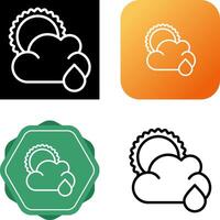 icono de vector de nube