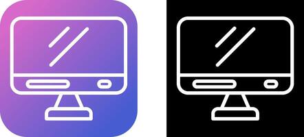 monitor de icono de vector