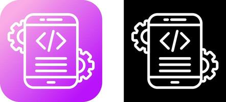 Mobile App Development Vector Icon