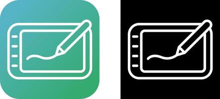 gráficos tableta vector icono