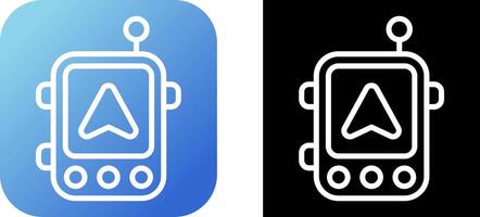 GPS navegación dispositivo vector icono