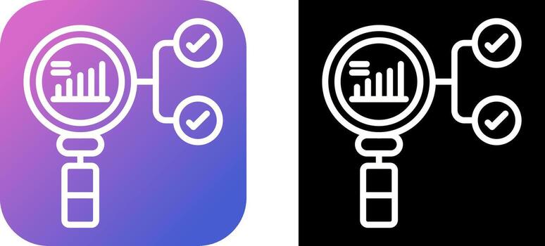 preceptivo analítica vector icono