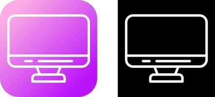 monitor de icono de vector