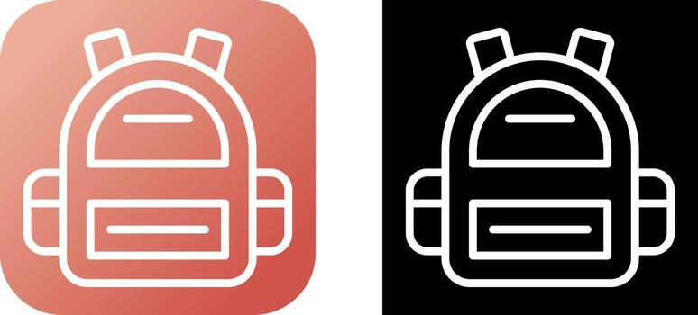 Backpack Vector Icon