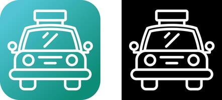 icono de vector de taxi