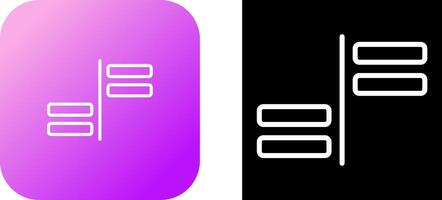 Horizontal Alignment Vector Icon