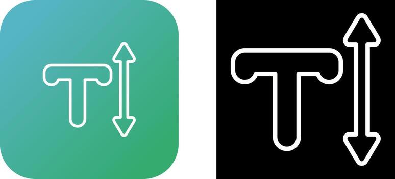 icono de vector de texto