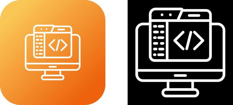 Code Editor Vector Icon