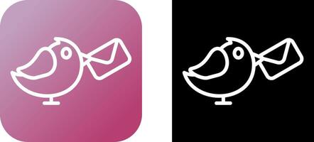 Carrier Pigeon Vector Icon