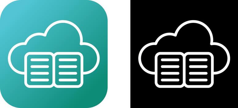 Cloud Training Vector Icon