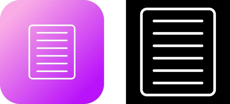 documento alinear justificar vector icono