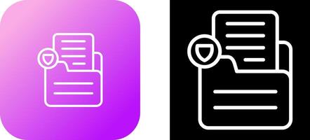Document Protect Vector Icon