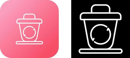 Recycling bin Vector Icon