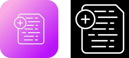 Document Insert Icon Vector Icon