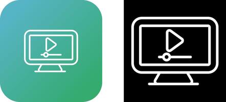 icono de vector de vídeo