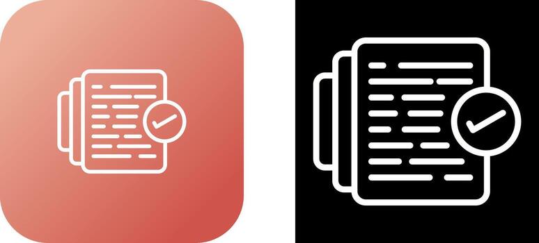 Document Versioning Vector Icon