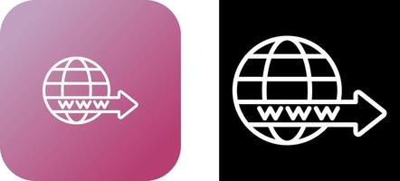 Domain Forwarding Vector Icon