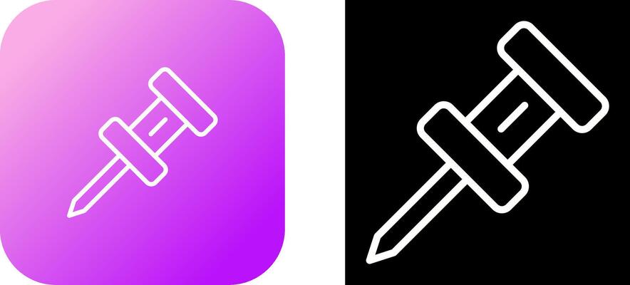 Pushpin Vector Icon