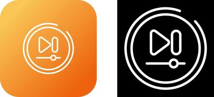 Video Next Track Button Vector Icon