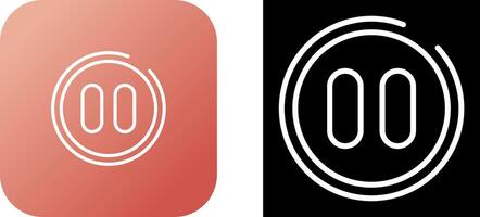 Pause Button Vector Icon