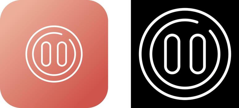 Pause Circle Vector Icon