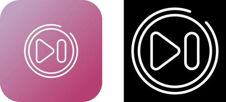 Next Track Button Vector Icon