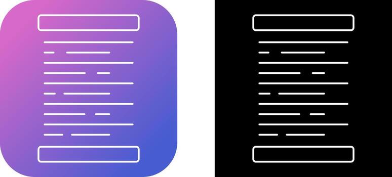 Left Alignment Vector Icon