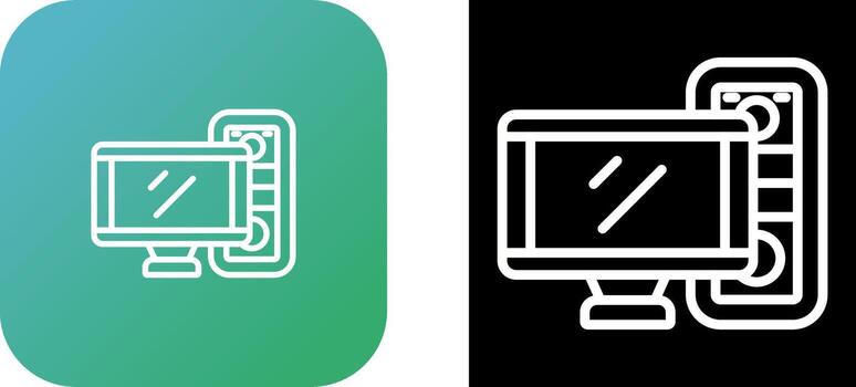 Computer Vector Icon