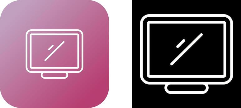 Desktop Computer Vector Icon