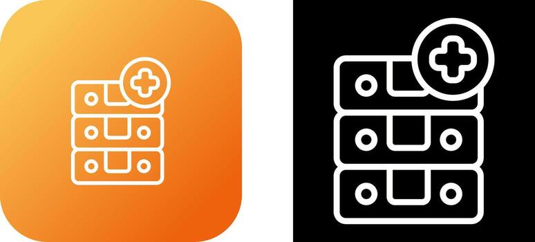 icono de vector de base de datos