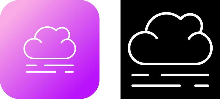 icono de vector de nube
