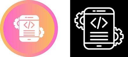 Mobile App Development Vector Icon