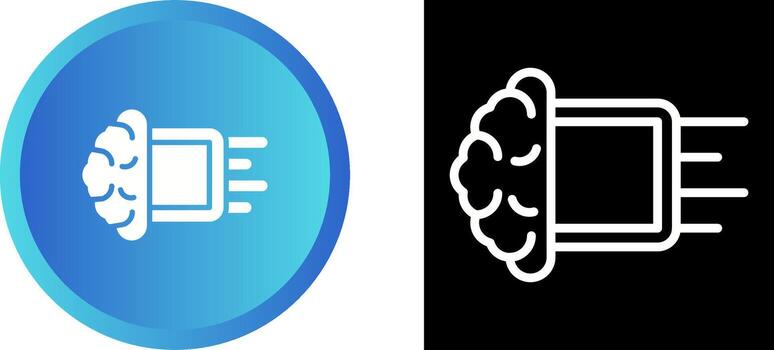 Machine Learning Vector Icon