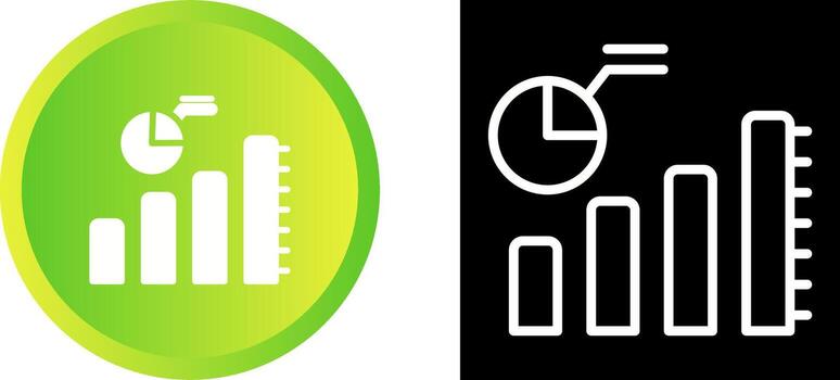 icono de vector de gráfico