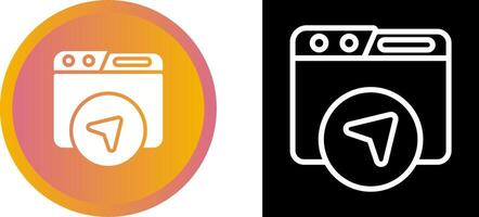 Website Navigation Vector Icon