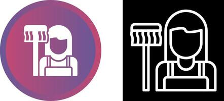 Housekeeper Vector Icon